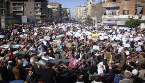 ملايين المصريين يتظاهرون عقب صلاة عيد الفطر لدعم فلسطين ورفض تهجير سكان غزة